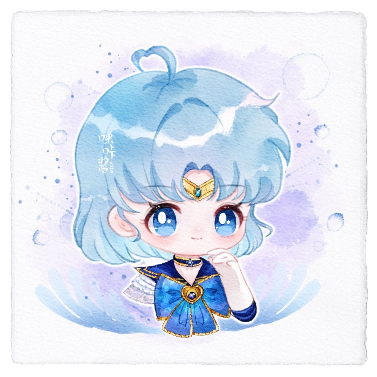 美少女战士q版水彩头像九宫格集合 终于集合了美少女战士2.