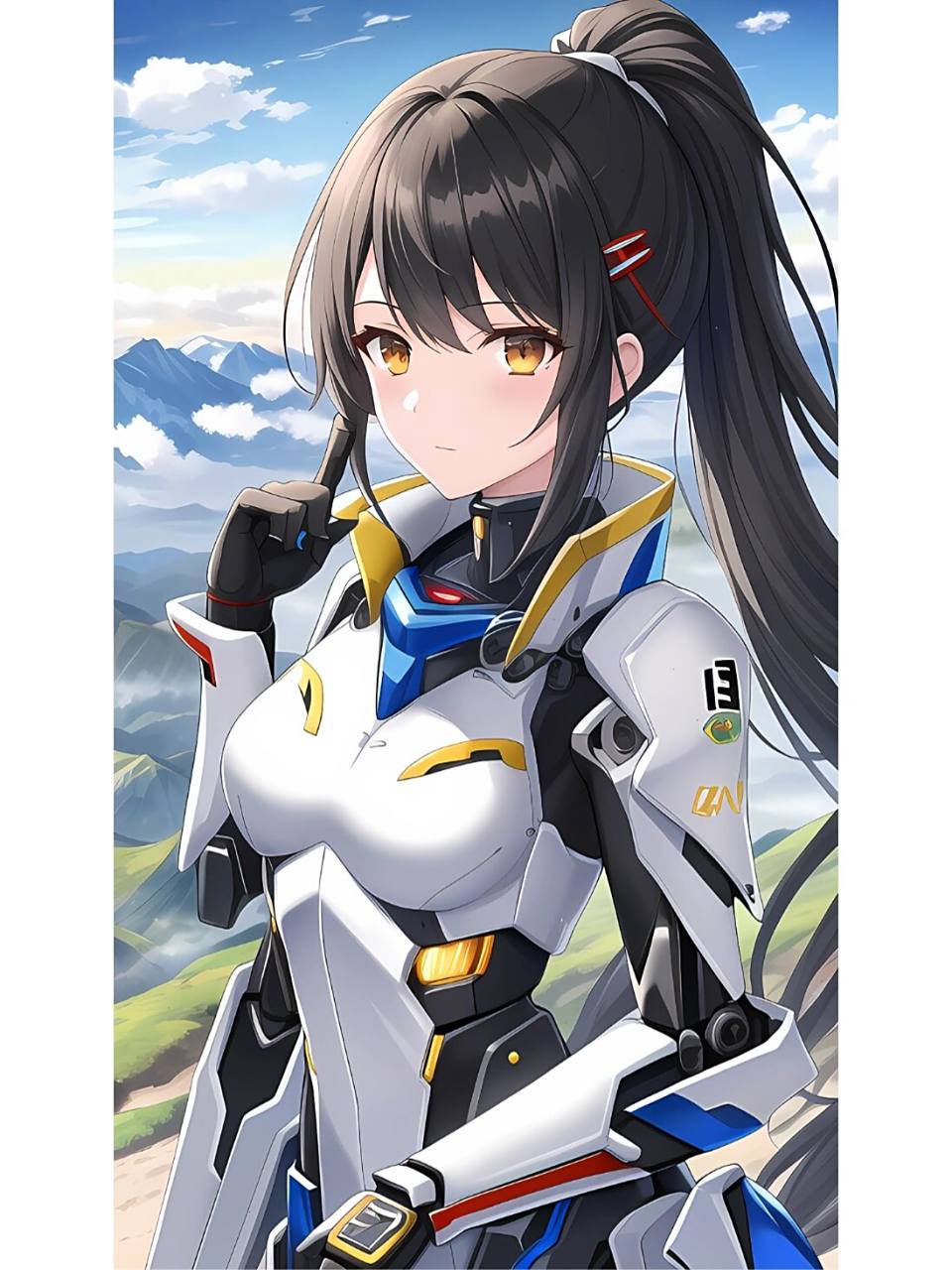 二次元机甲美少女| ai绘画