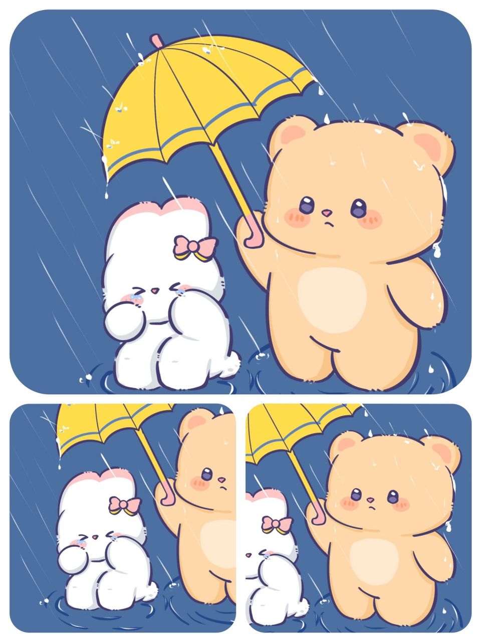 情侣头像|不要难过,小熊会无条件陪着你的 78不要哭泣,小熊会难过.