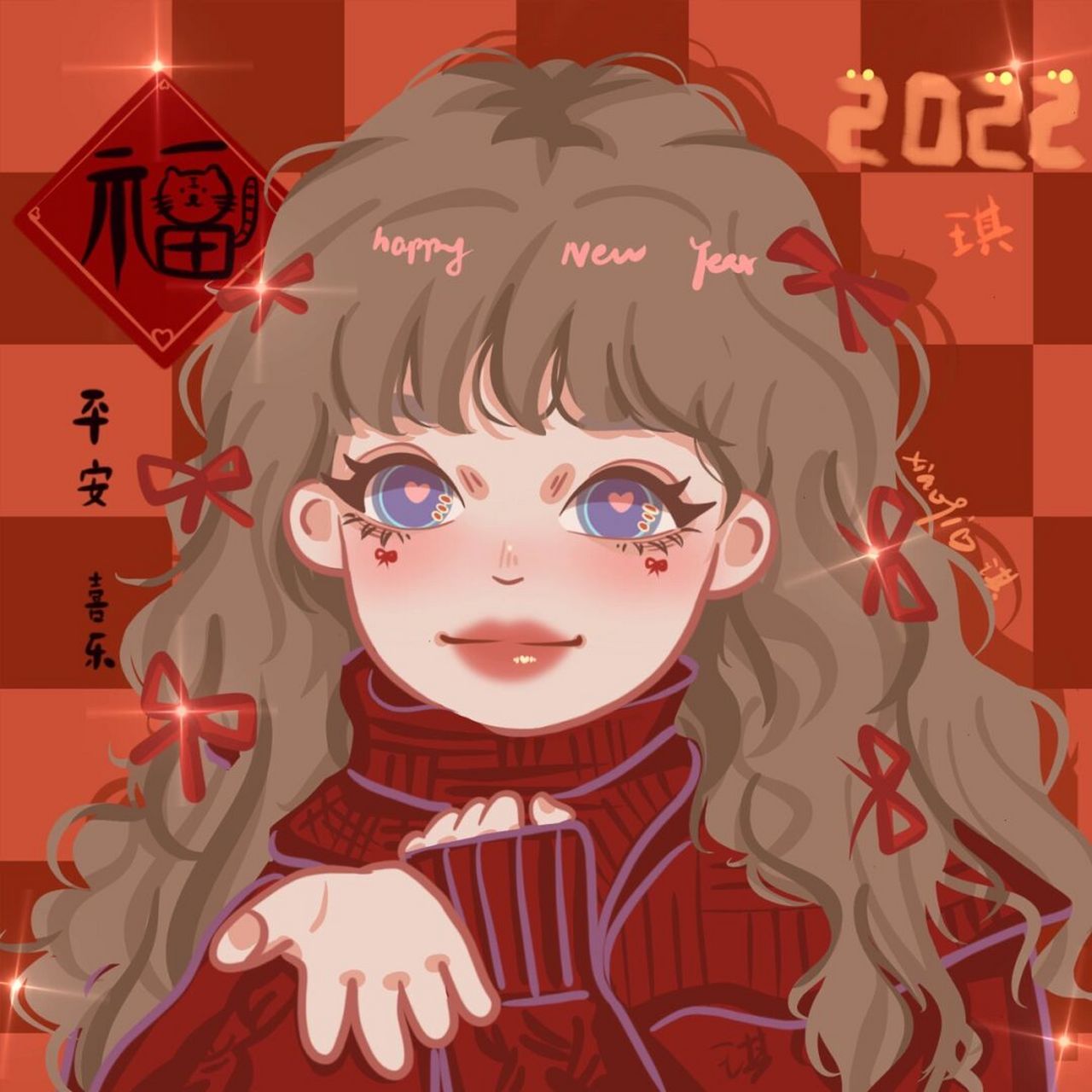 新年头像第一弹|往后翻有原图|9315做头像 接下来还会继续画新年