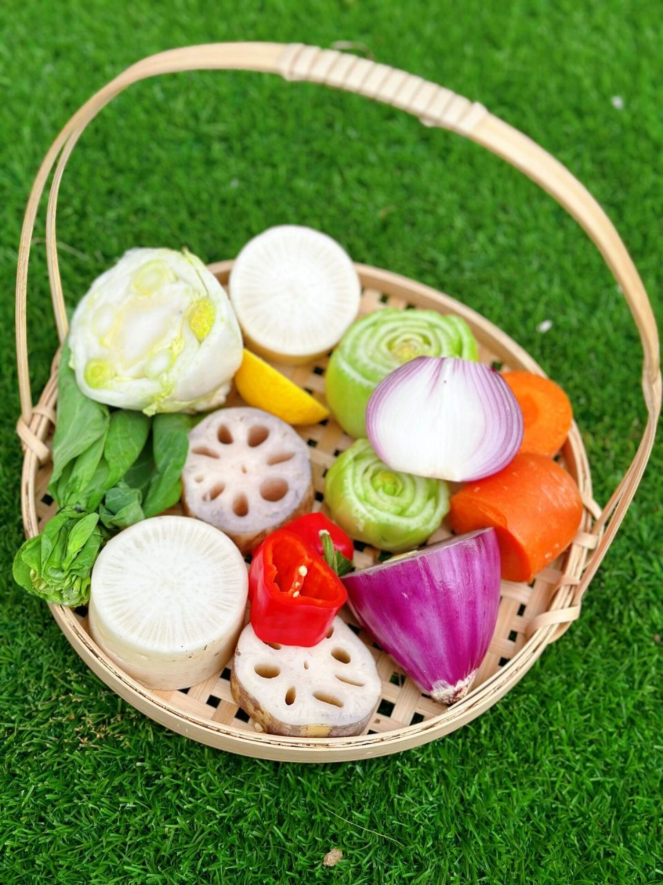 幼儿园有趣的蔬菜拓印  带孩子一起探索蔬菜的横切面