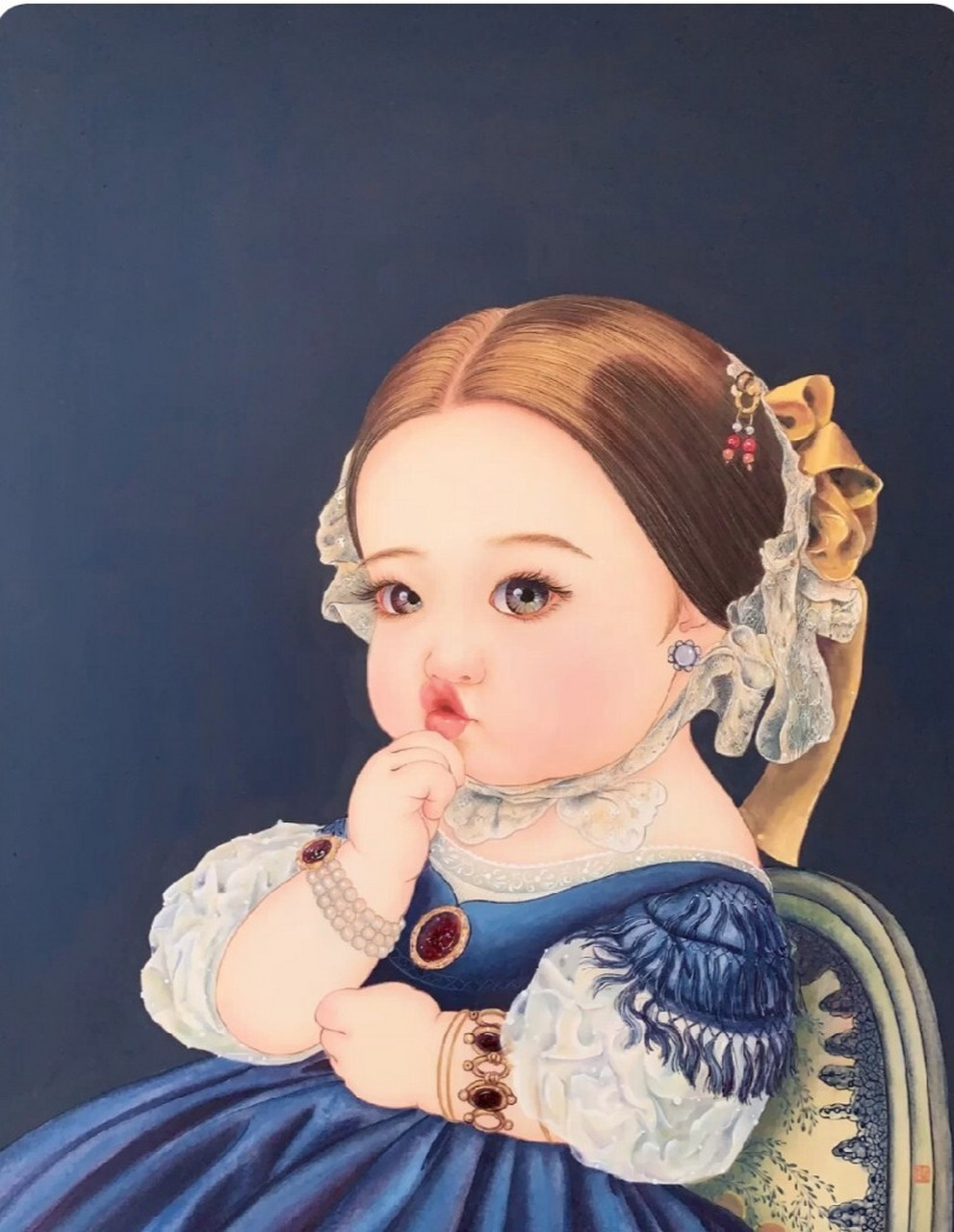 超级可爱的富婆头像 太适合做头像了 2020我要有钱