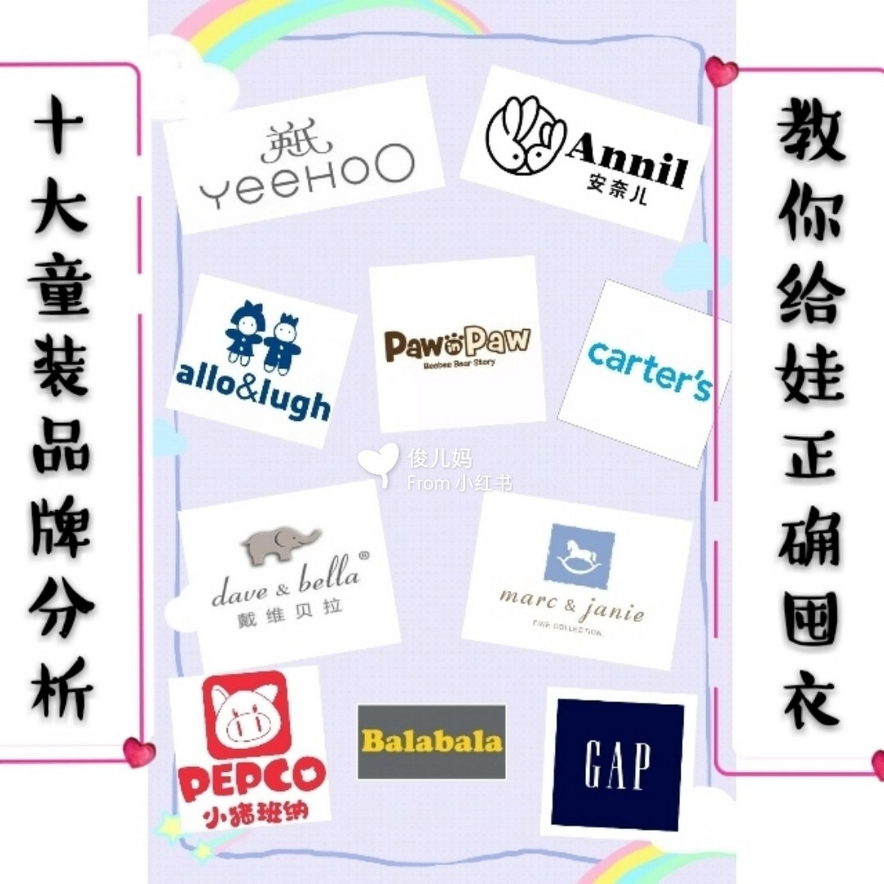 十大童装品牌分析,教你给娃正确囤衣 从宝宝出生到现在快三岁了,给