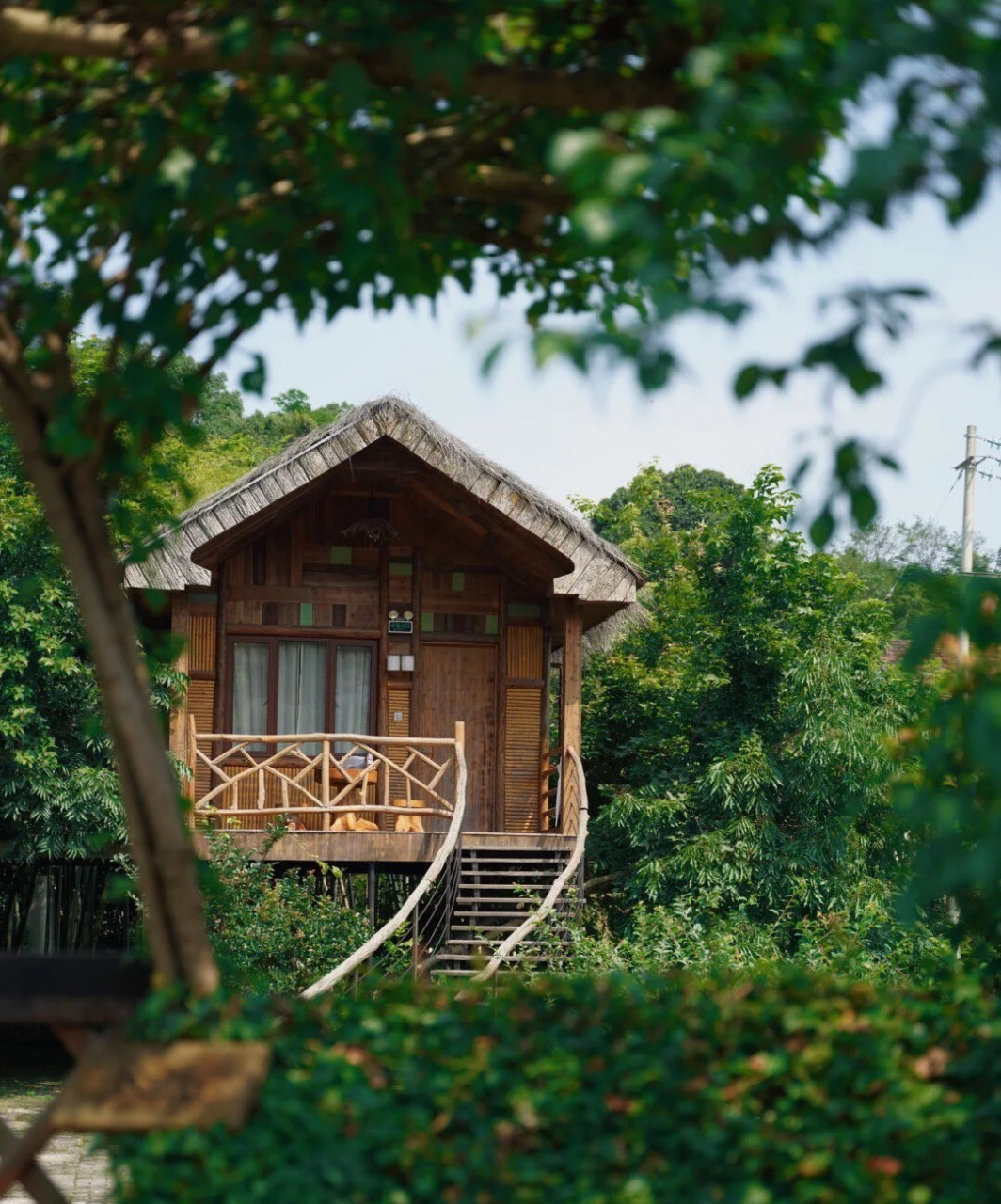 78入住湖边树屋·莫干山树野villa民宿树屋 94949499 ,一个