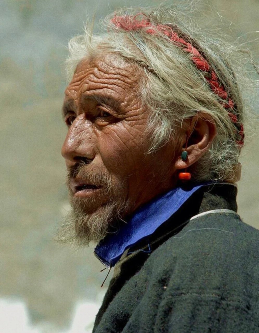 素材分享‖藏族人头像照片