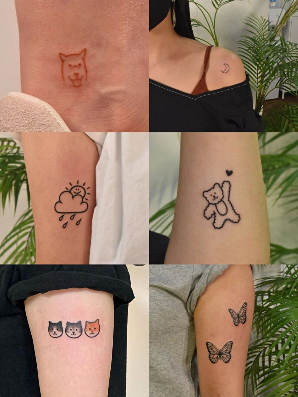 简约小清新纹身图案🌸,精致又好看❤️ 吉野tatto0 简约小清新