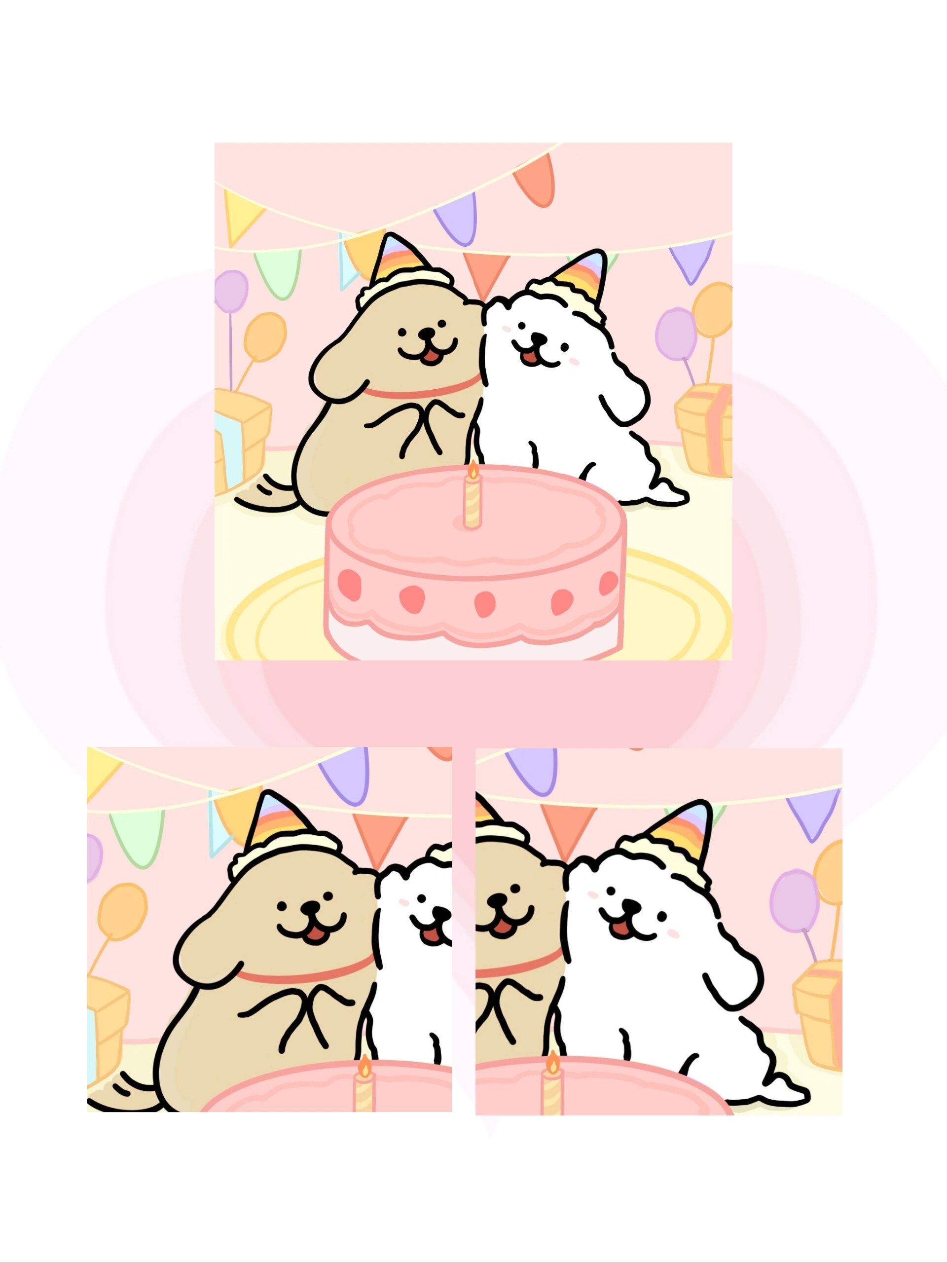 线条小狗情头二创