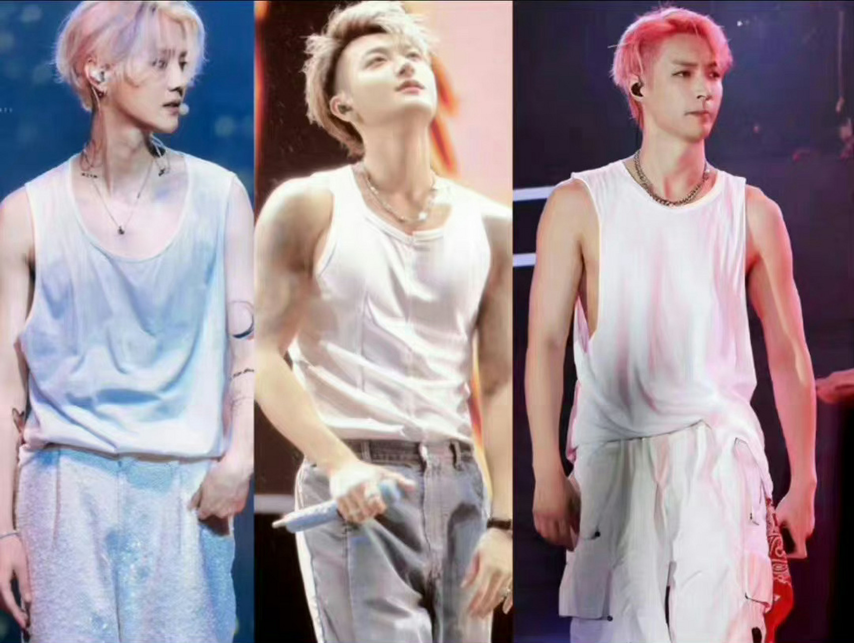 鹿晗张艺兴黄子韬爱豆造型9615  鹿晗黄子韬张艺兴相似造型鹿晗