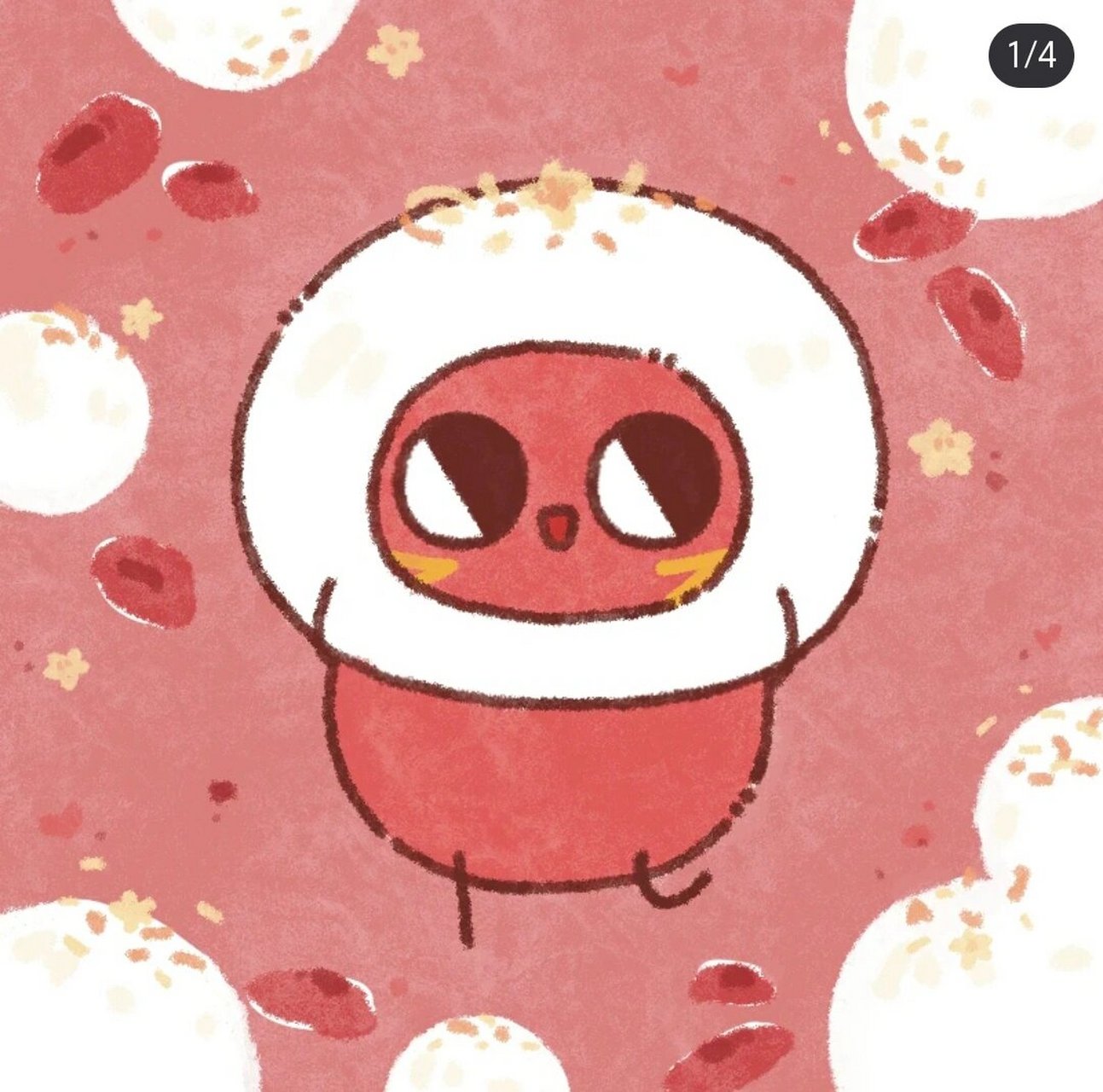 可爱红小豆动画头像 可爱头像