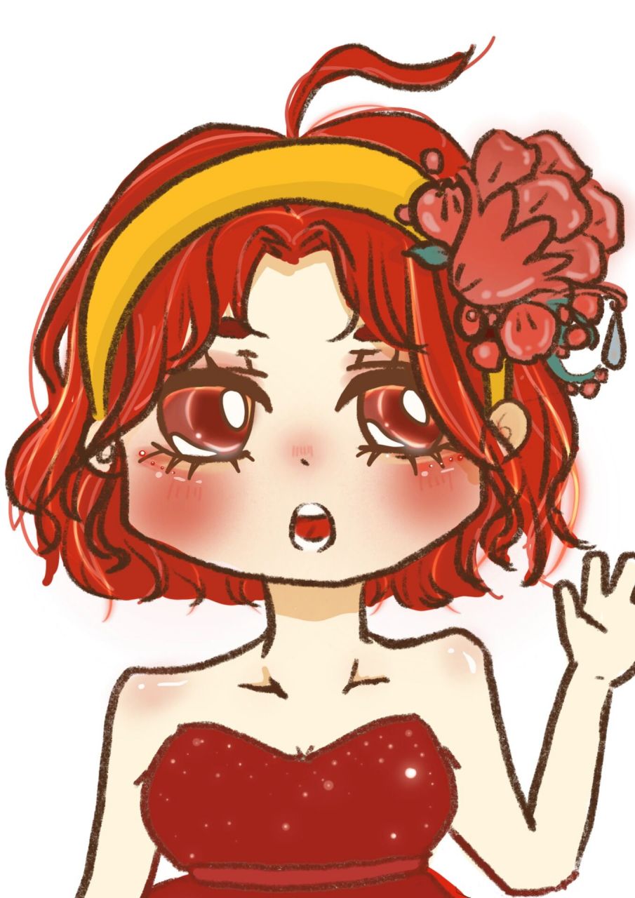 随笔乱涂 随便画画 猪猪侠 石榴拟人