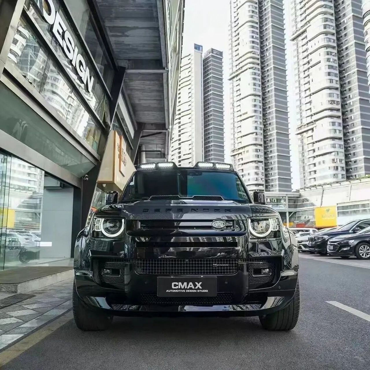 路虎卫士110改装黑武士套件案例欣赏黑化 路虎卫士110改装案例清单.