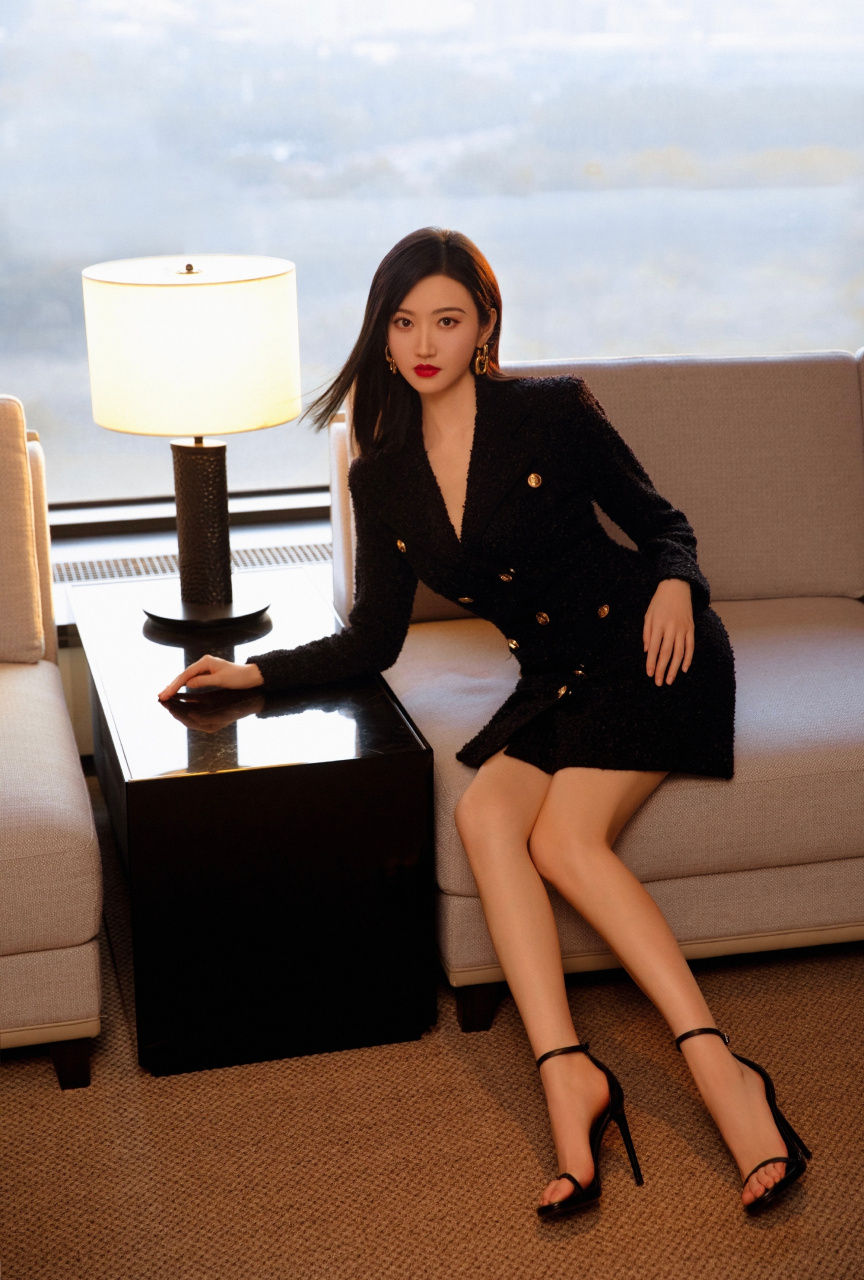 90景甜的高跟鞋时尚秀,美翻了天!95