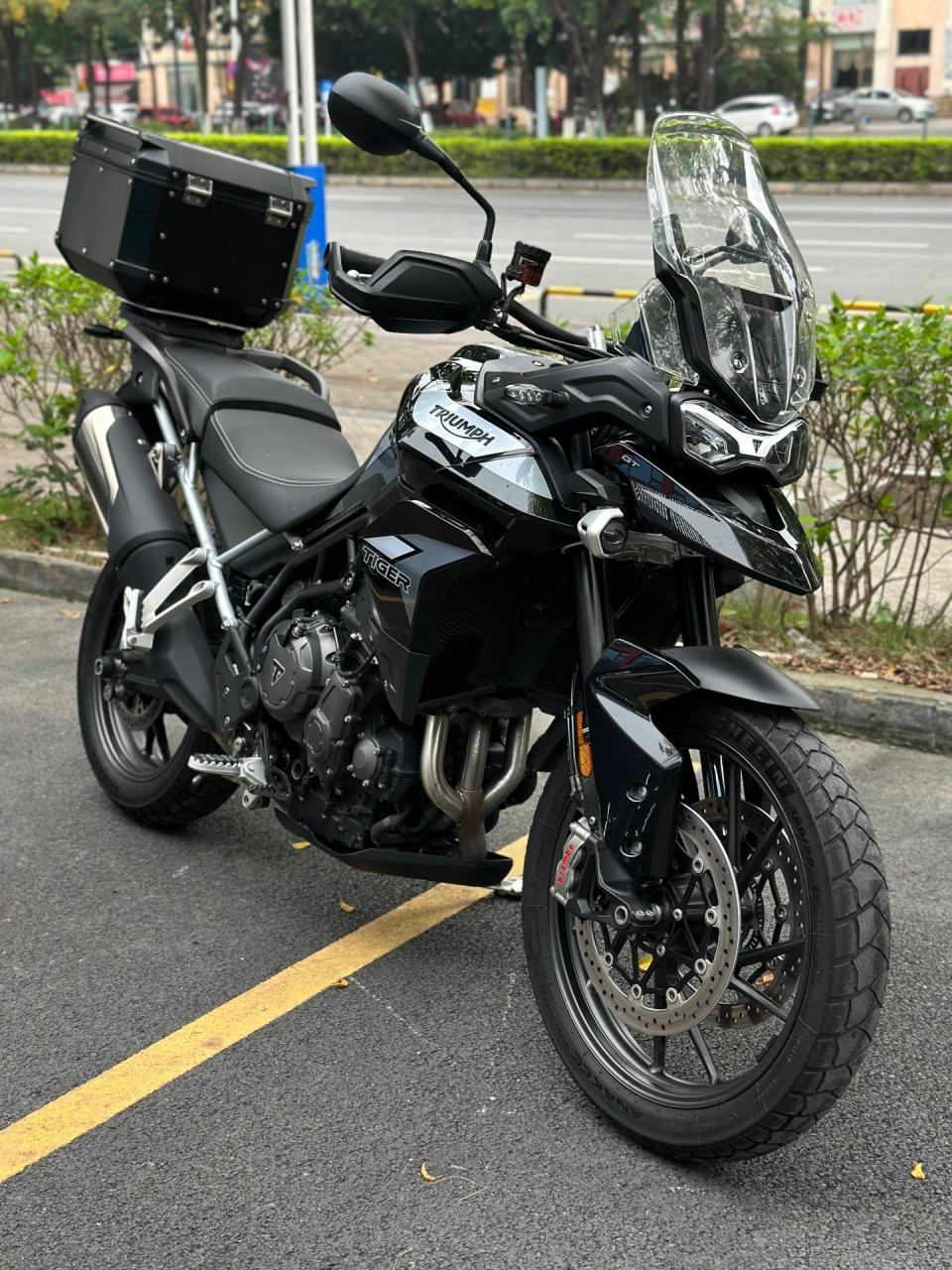 凯旋 tiger900gt,21年2手21000公里,双向快排,brembo卡钳,手把加热