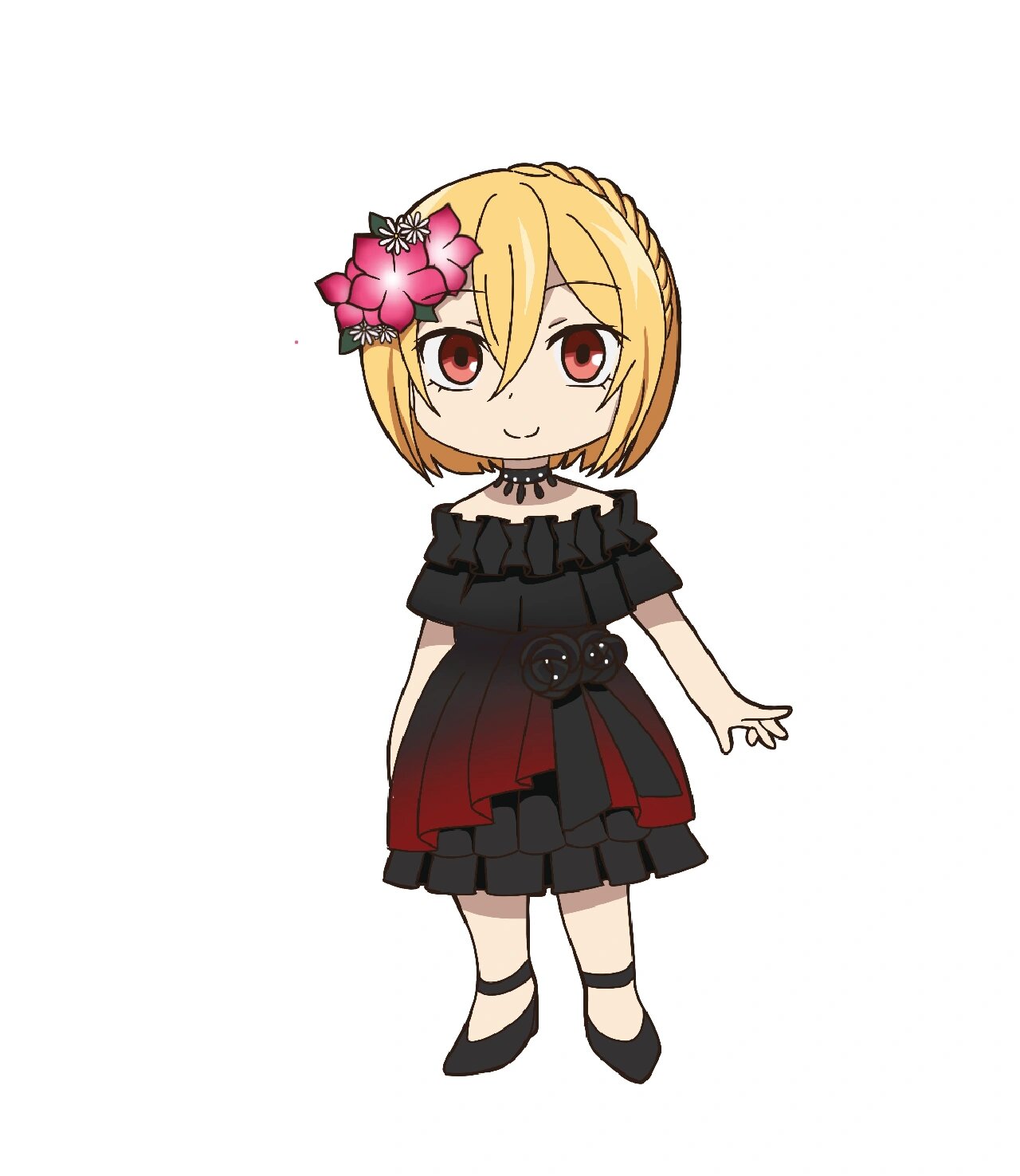 文豪野犬q版番剧新人设图 是自己画的手游五周年樋口一叶的衣服哈哈呜