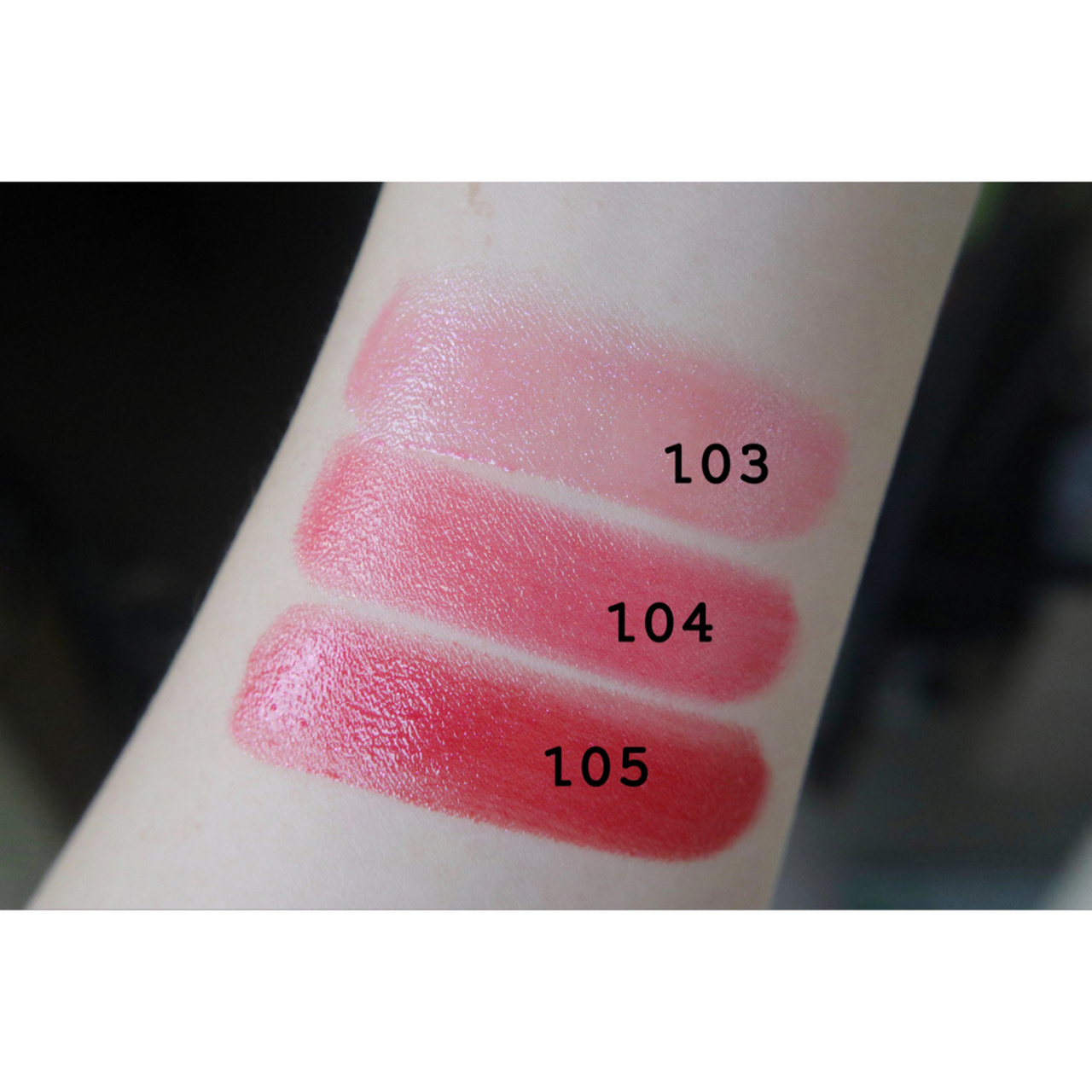 ysl圣罗兰2020年新品圆管上嘴试色～ 总共有6个新色 103～108 103