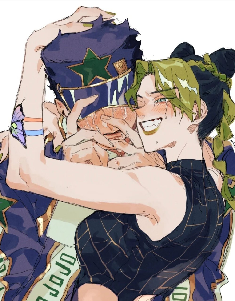 父女 #jojo# #空条承太郎# #空条徐伦# 是转载[坏笑]