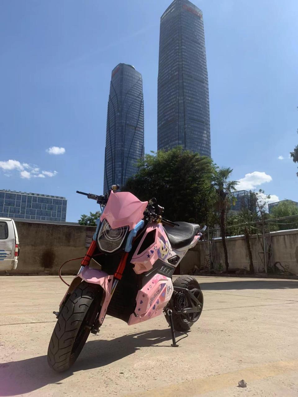 小猴子z6电动车,改装了m3的前头 三大件:鸿锦动力7660,南京远驱72530