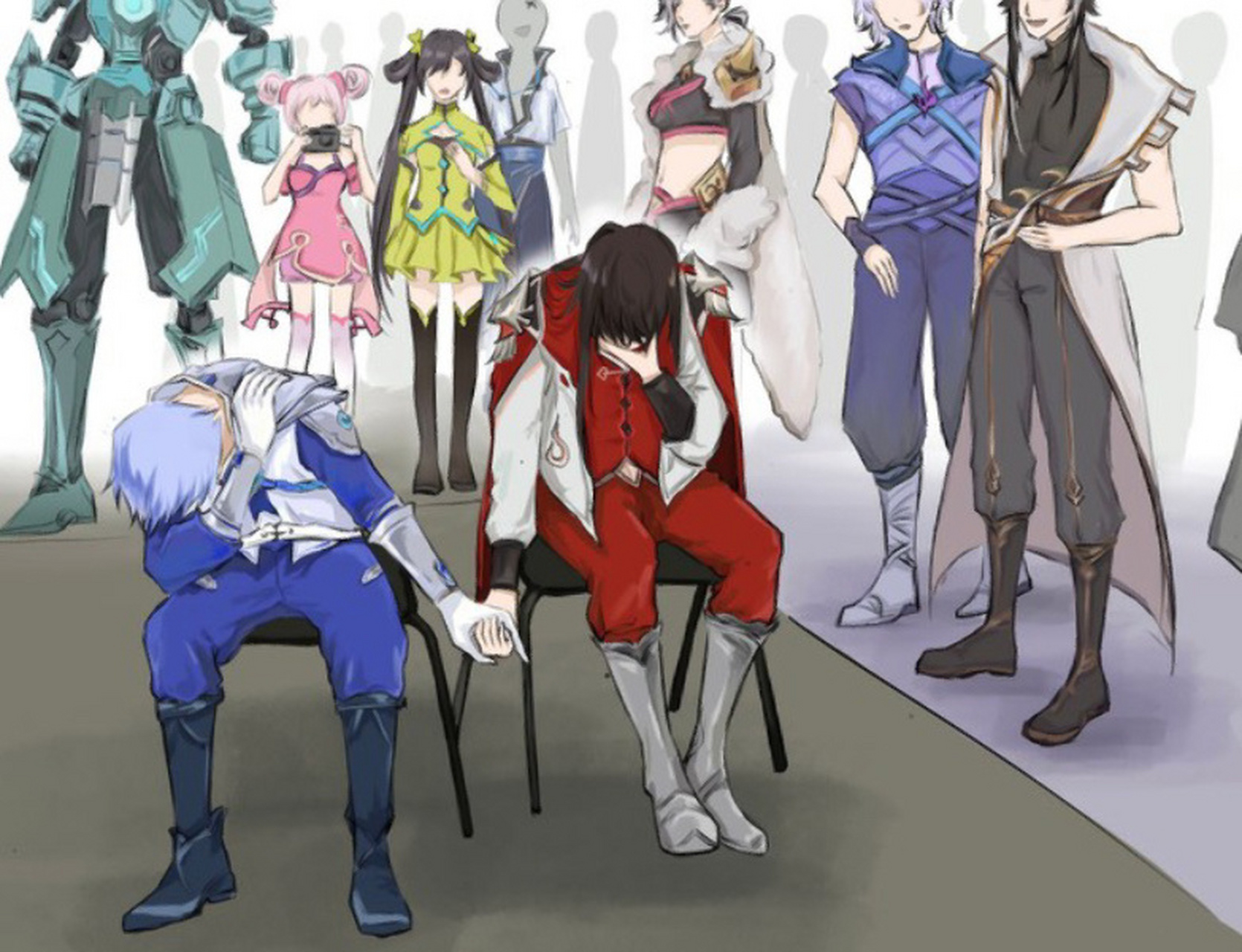 稷下学院第一第二竟被罚当众牵手!   小乔:好东西,要拍照留念