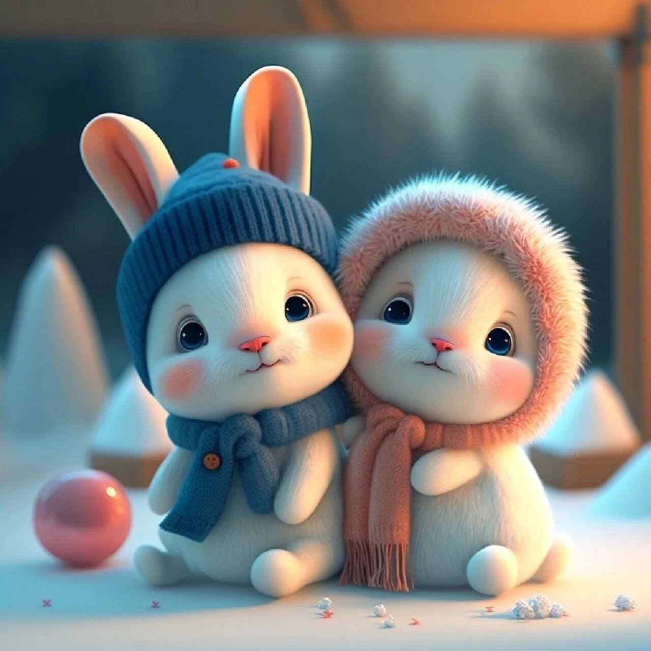 2023萌萌小兔子头像(1)