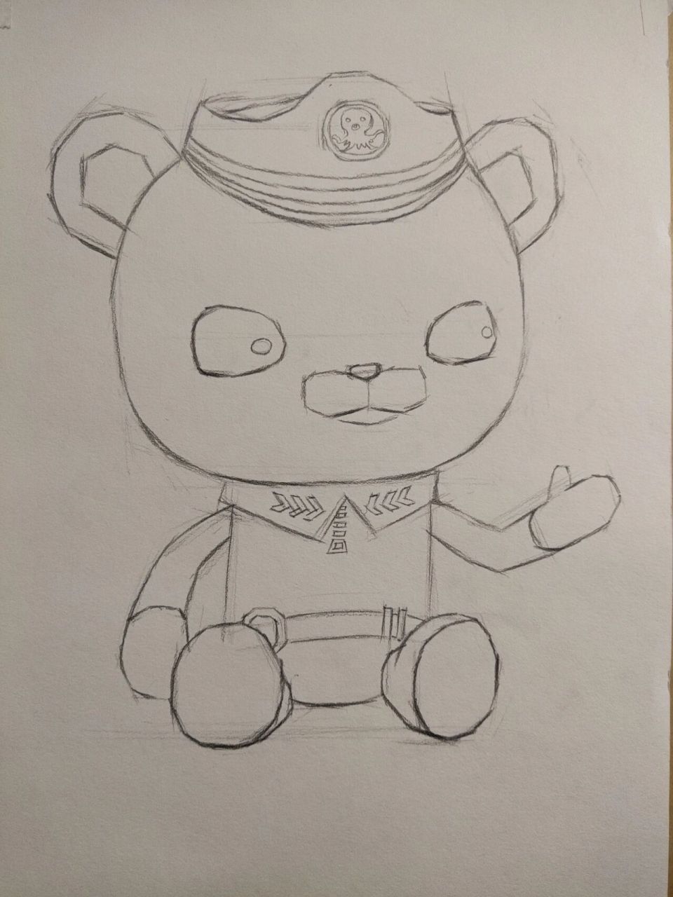 《巴克队长》的素描表现