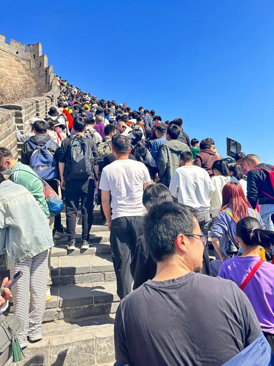 4.8日的八达岭长城现状