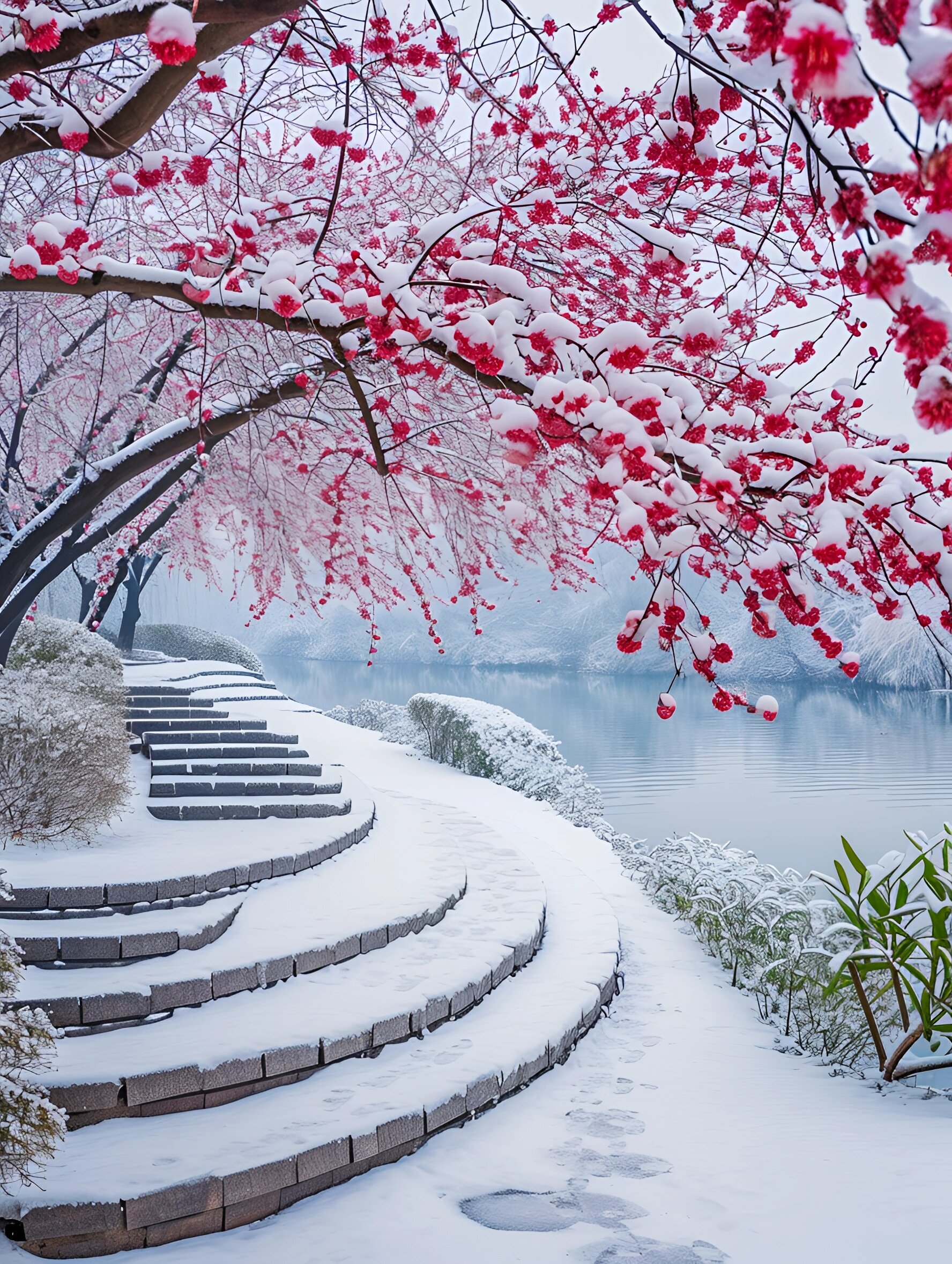 雪景真的很美,能治愈人的心灵