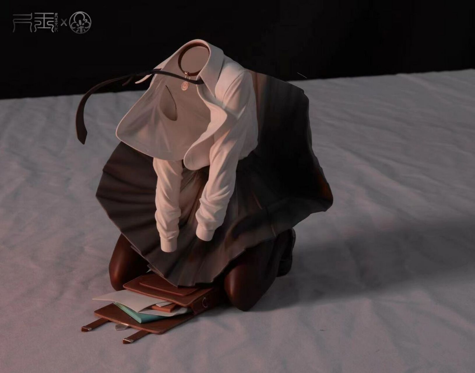 尺玉×画画的花噎菜 起风了 该款作品是由《第五人格》签约插画师