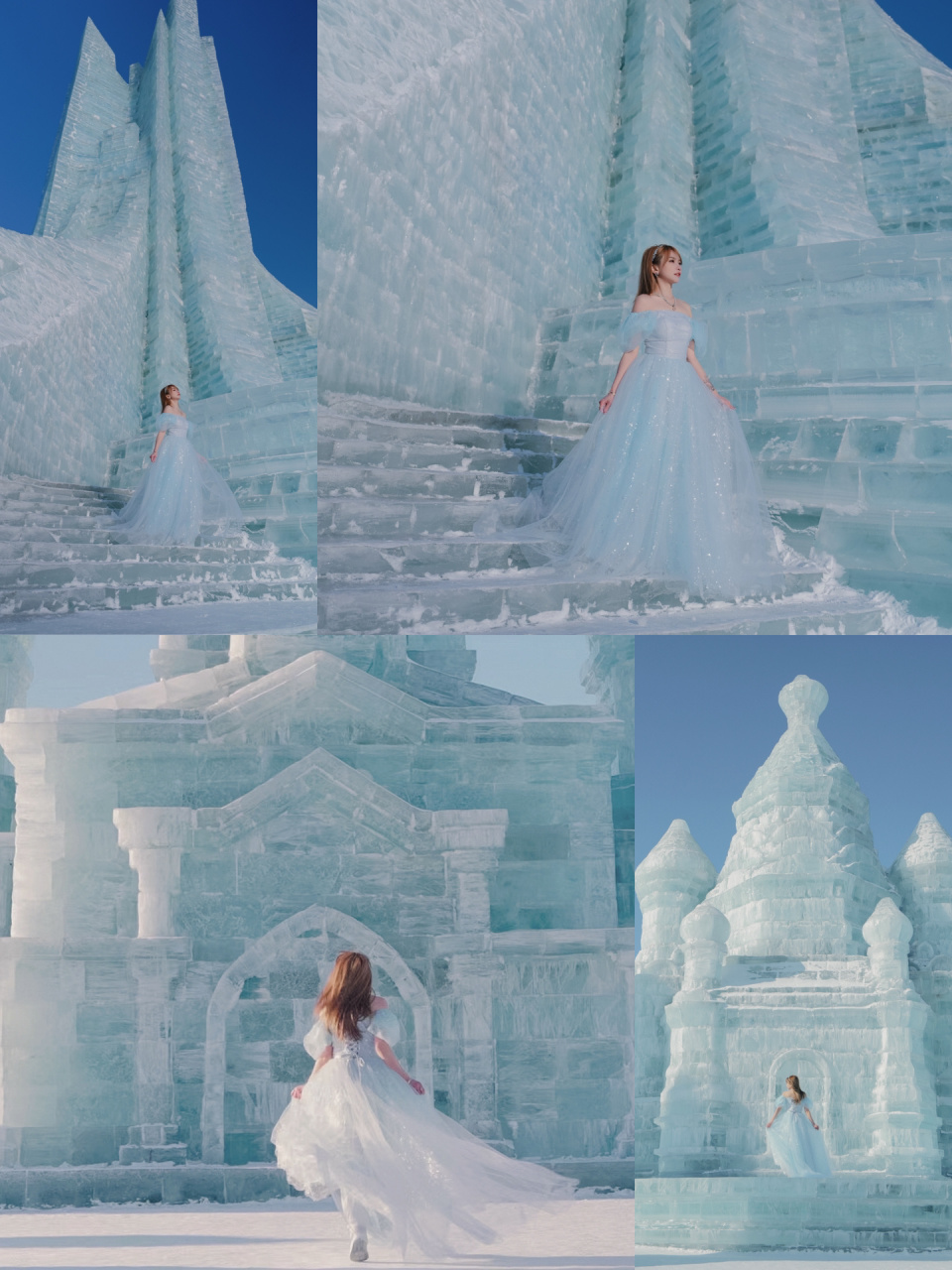 冰雪大世界跟拍7615艾莎公主与她的城堡98