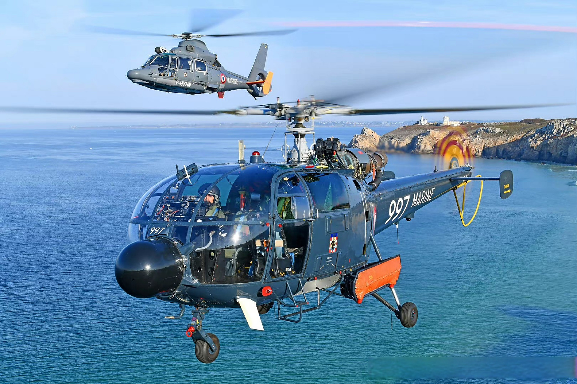 法国海军的云雀iii直升机在服役60多年后,将在今年退役