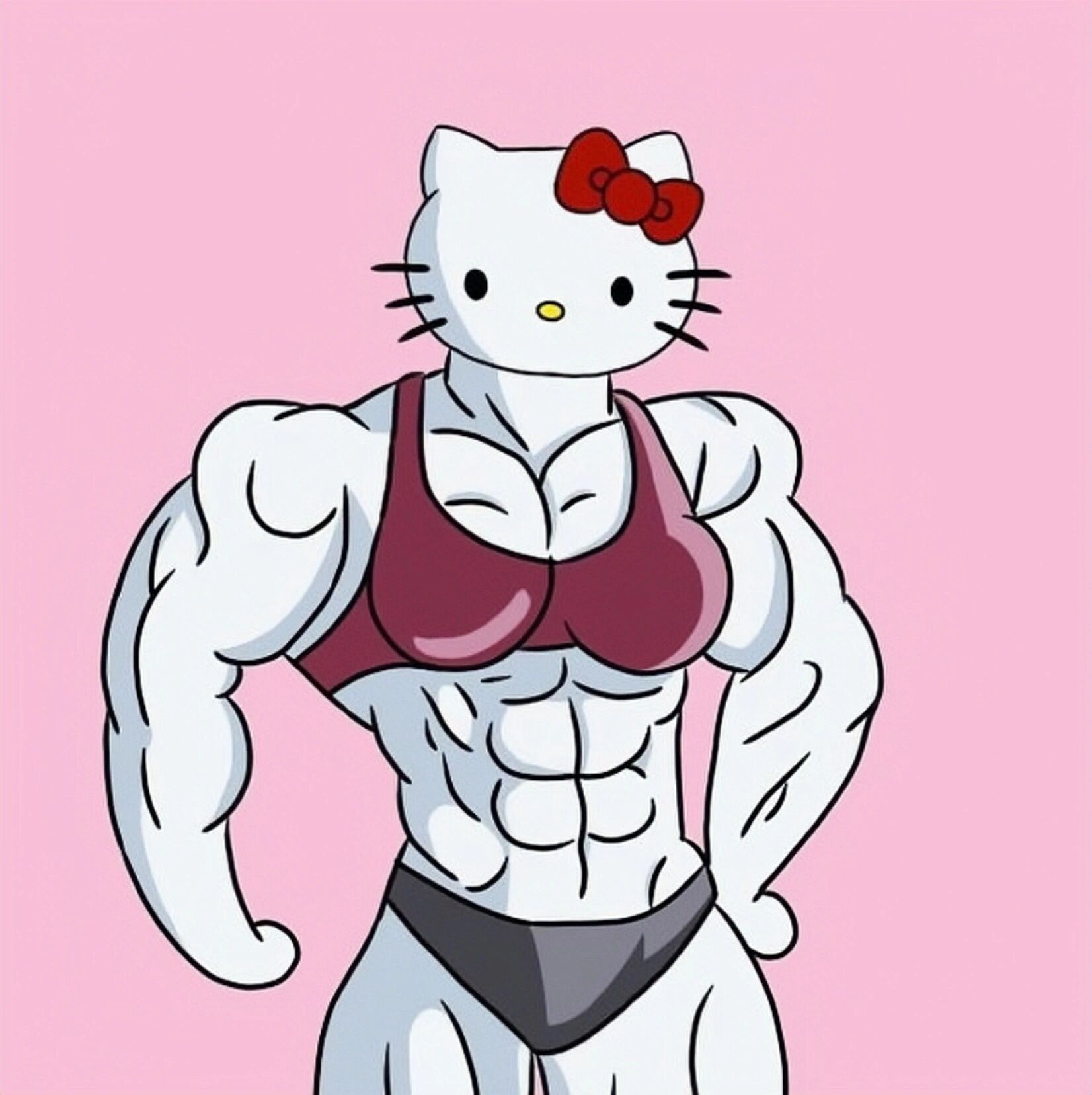 肌肉女kitty你喜欢吗