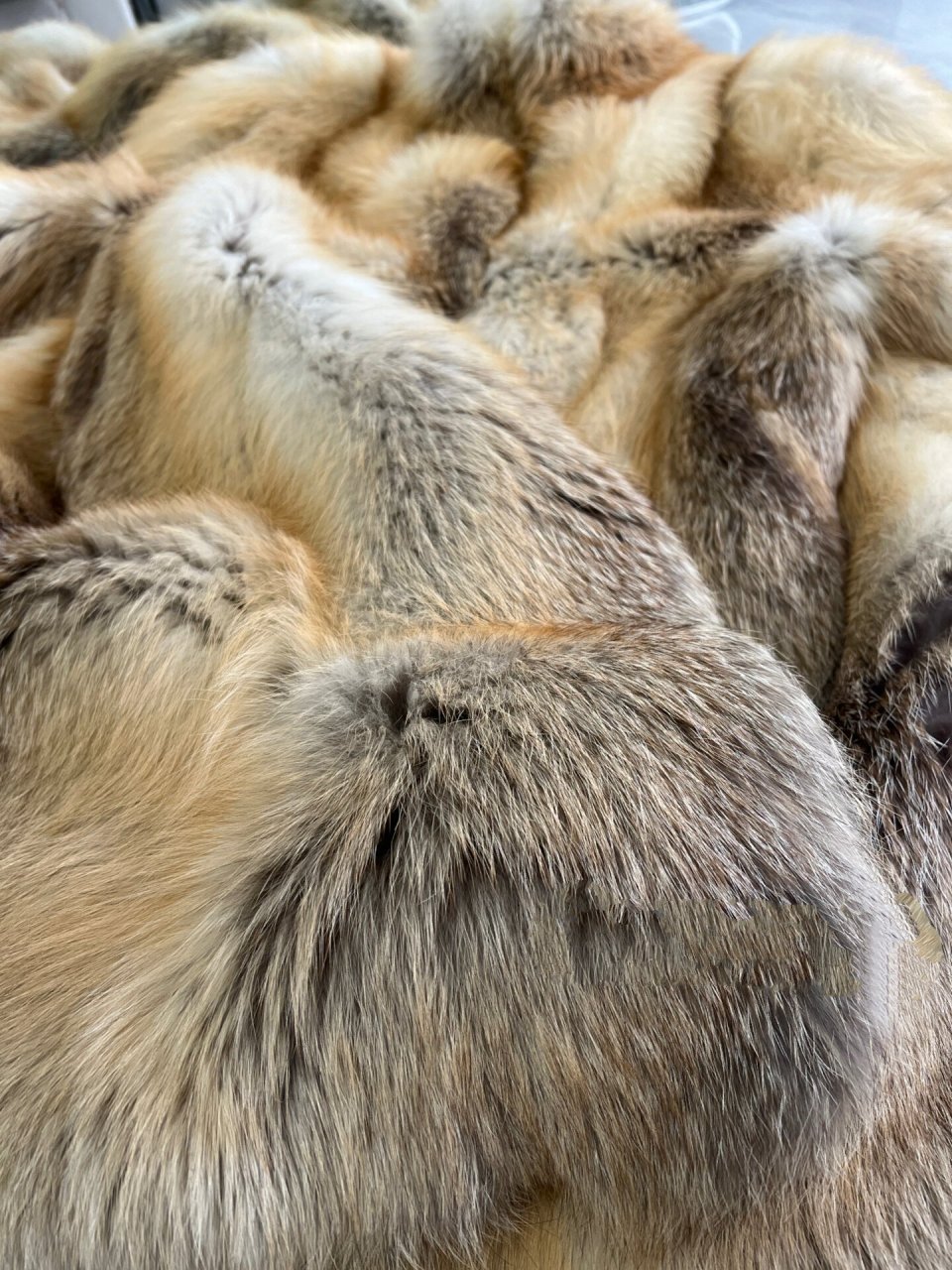 vintage进口金岛狐皮草 长款金岛狐 衣长100,胸围118 是一件小个子星