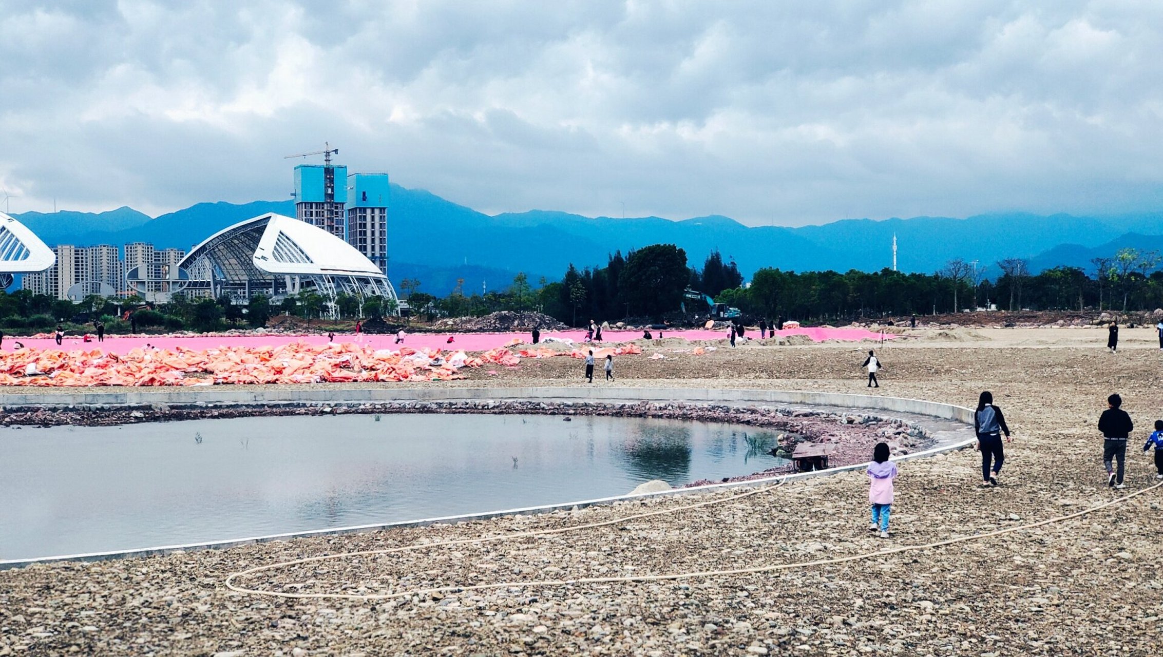 周末第48站:三门滨海新城粉色沙滩11.