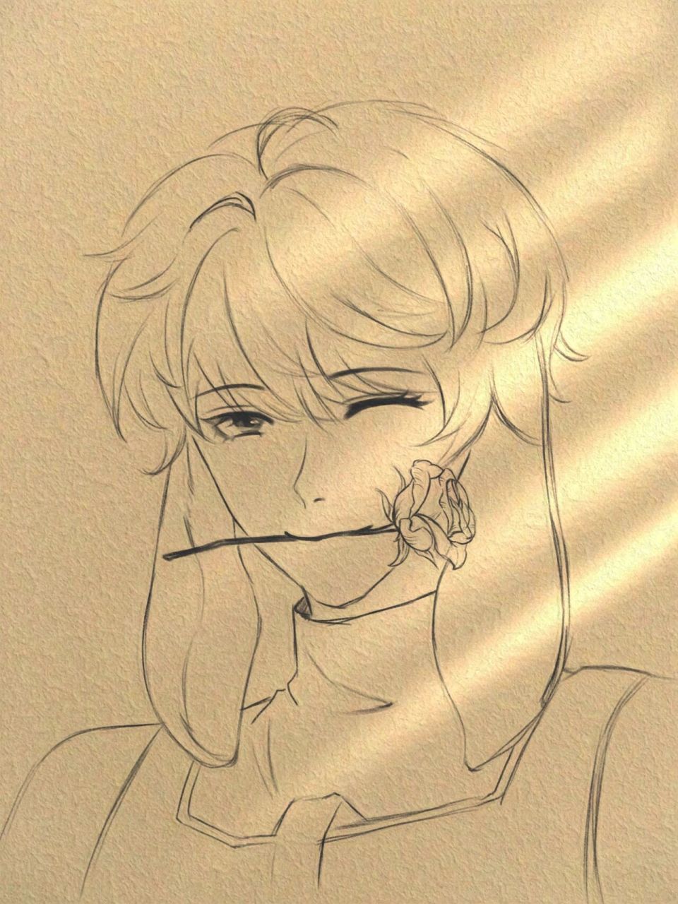 垂耳执事-言逸 | 粉丝投稿我来画系列1 你给你的其它小0都是无线额的