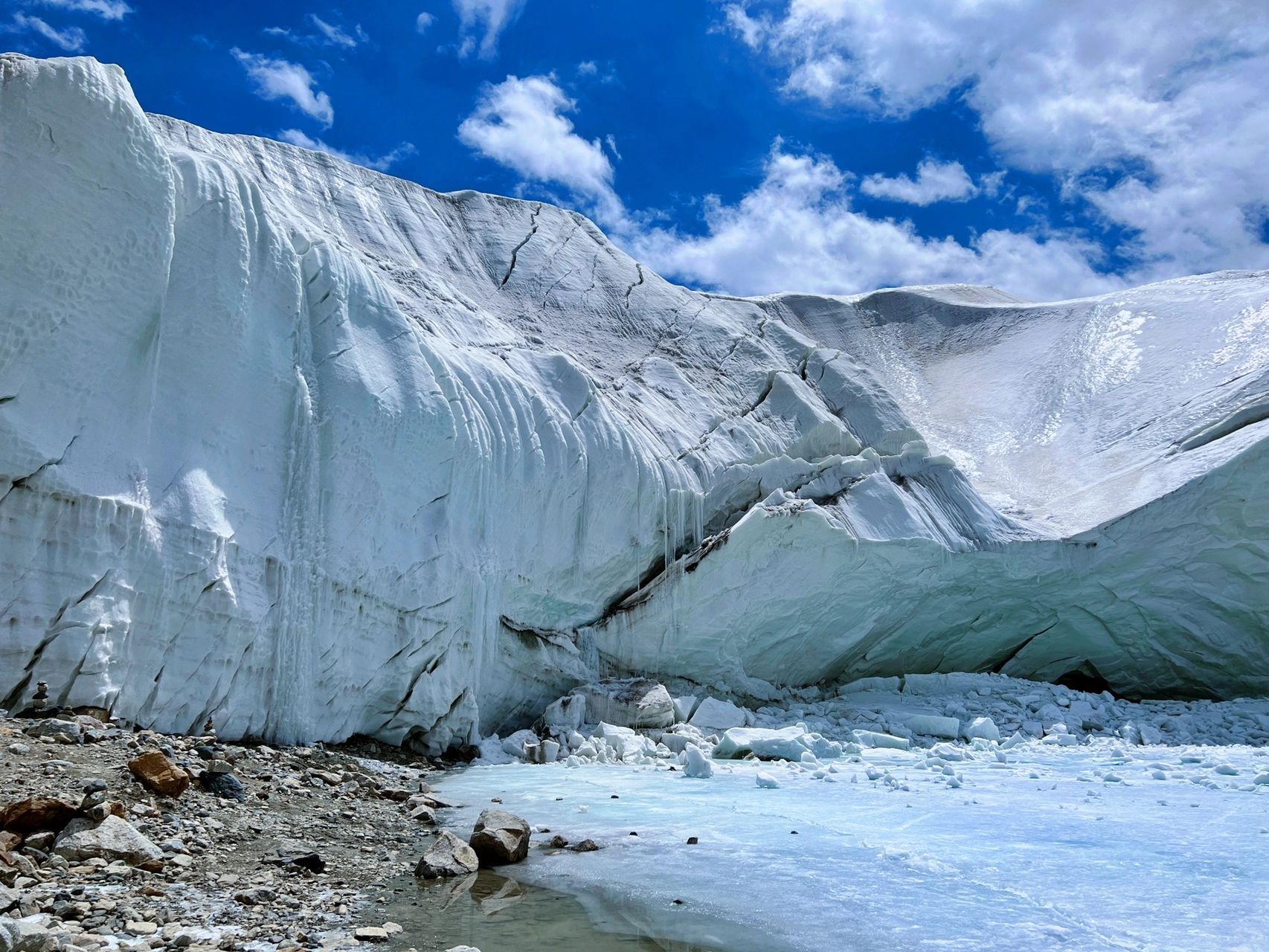 慕士塔格冰川公园 谁说南疆只有人文,慕士塔格,冰川上的蓝色 	 位置