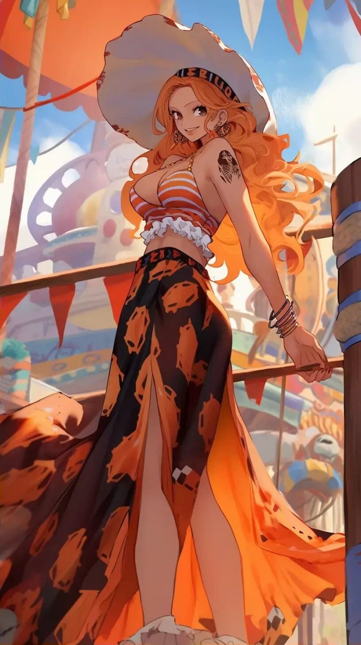 动漫海贼王娜美超清手机壁纸