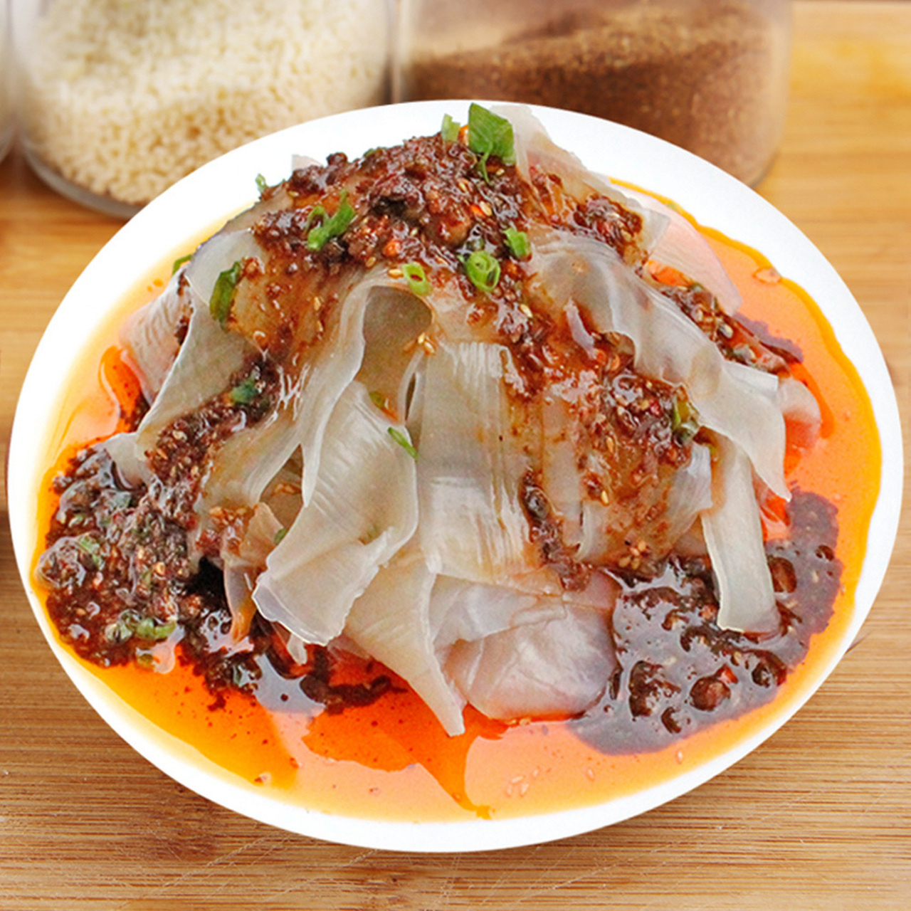 梓潼乡土的传统风味小吃三绝之一梓潼片粉 梓潼片粉是被誉为四川省