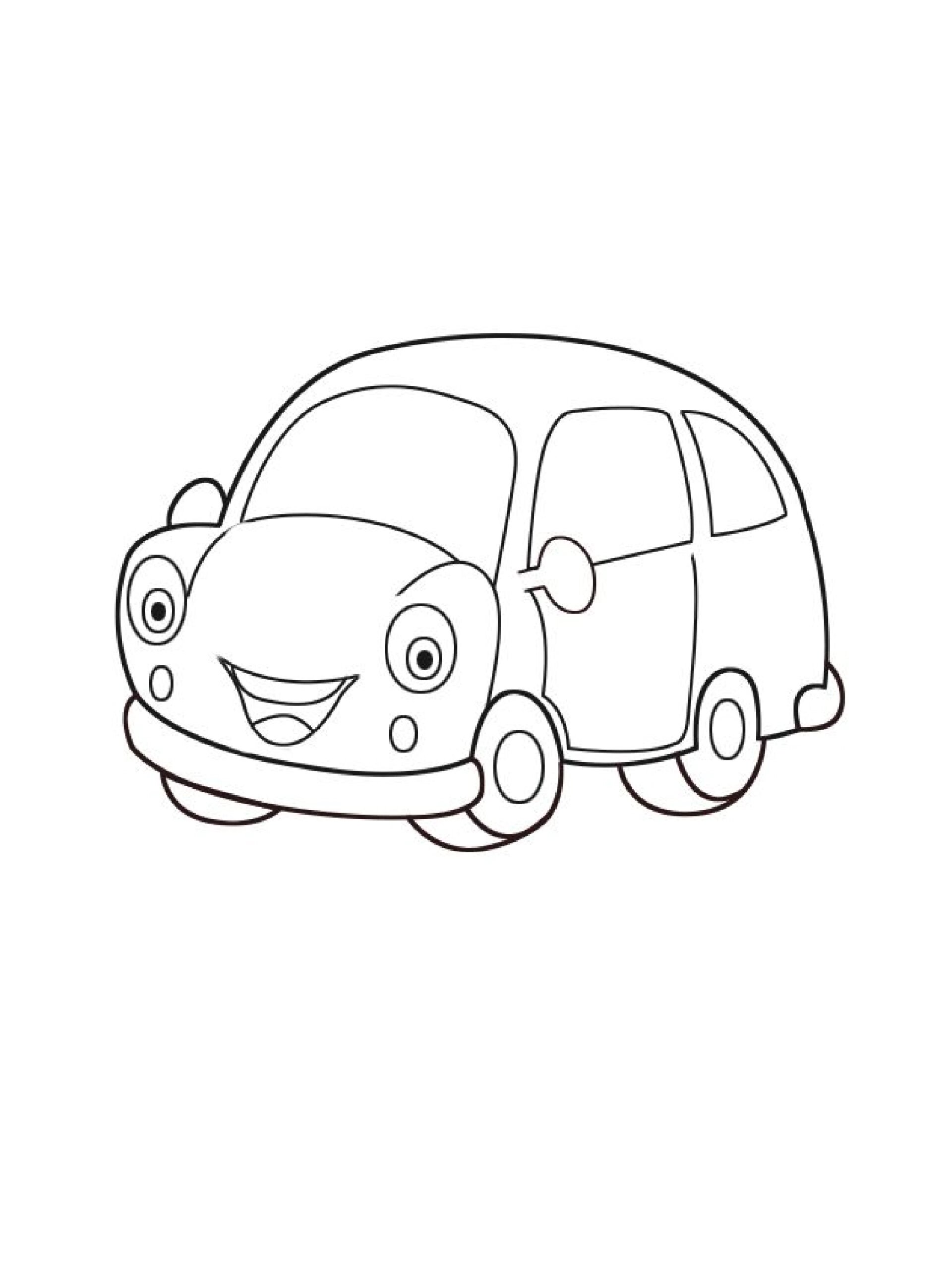 儿童简笔画|小汽车