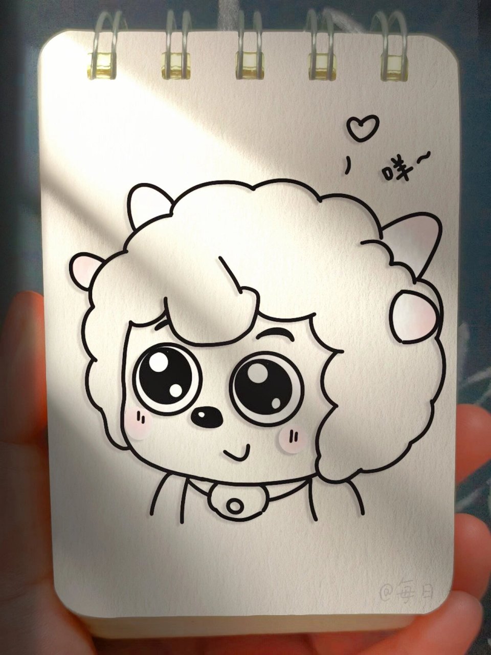 简笔画教程—幼版喜羊羊 这样的喜羊羊你喜欢嘛,萌萌的呀
