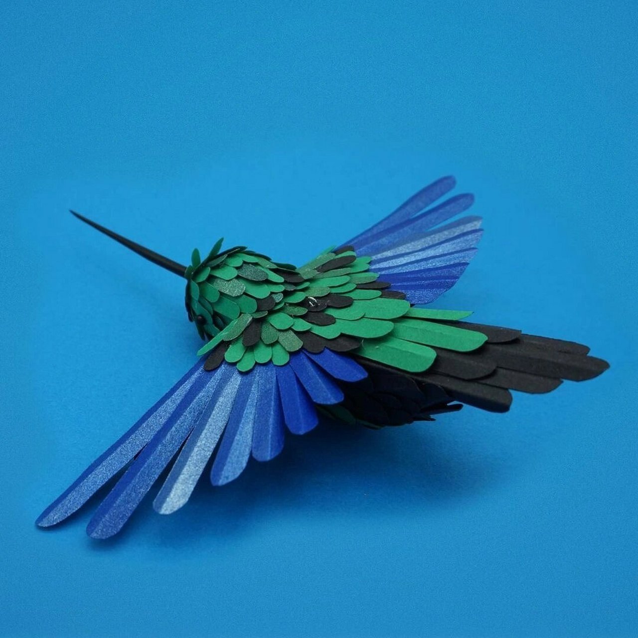 纸艺|立体纸雕 94这只鸟像真的一样6015 设计师克claire muth