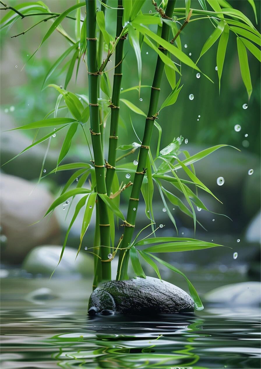 花开富贵,竹报平安