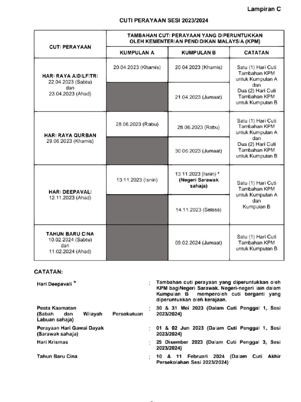 9890 2023/2024 學校假期出爐97 2023/2024 學年的假期是不是