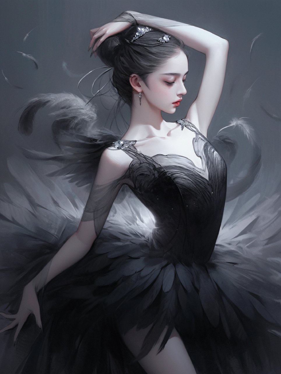 黑天鹅 | 气质 8图头像壁纸 很气质的一套黑天鹅,你最喜欢哪一张?