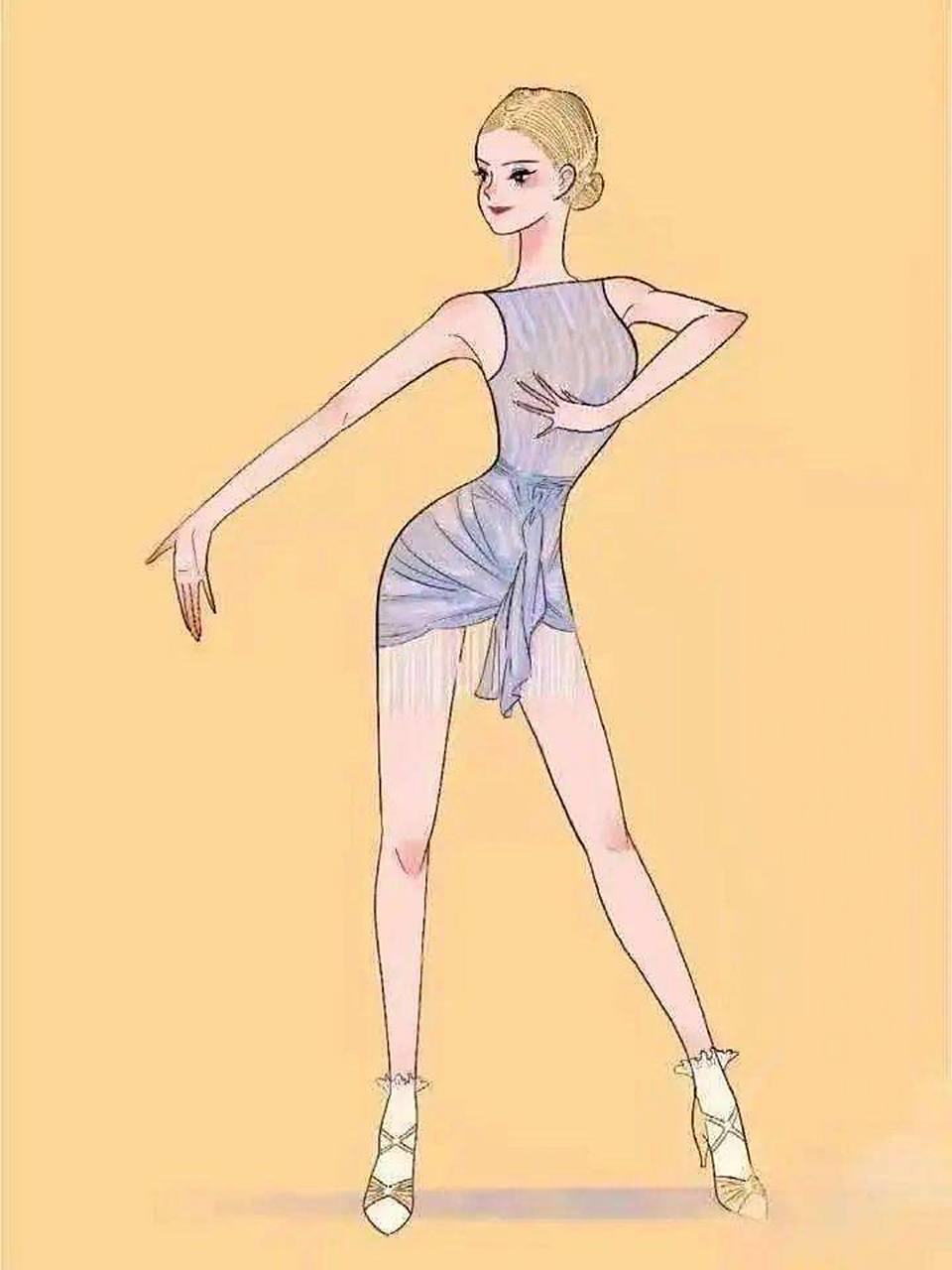 拉丁舞的8个基本步 1,先了解伦巴的基本舞姿.