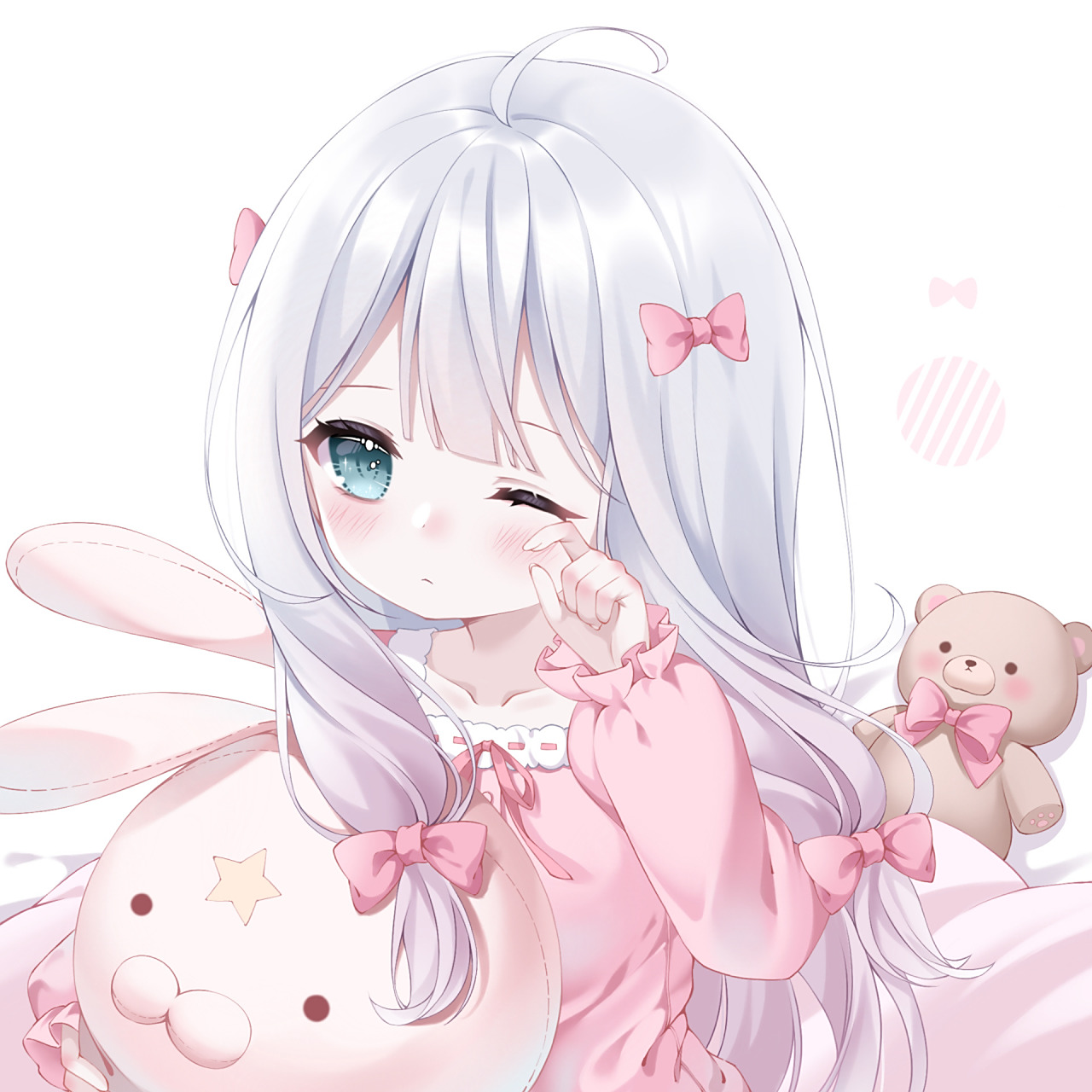 小尾巴和泉纱雾公开摸鱼 禁任何形式二改包括但不仅限于液化调色 可