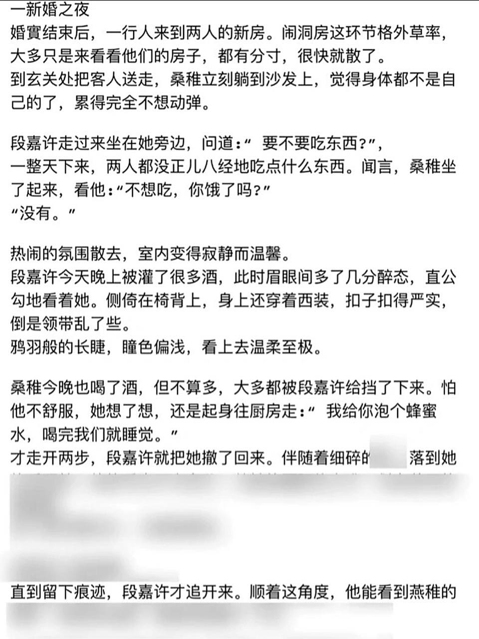 《偷偷藏不住》新婚番外 桑稚and段嘉许
