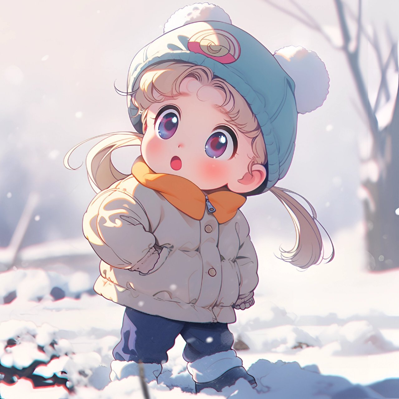 美少女|冬季 q 版 应粉丝要求,戴帽子系列q版来啦