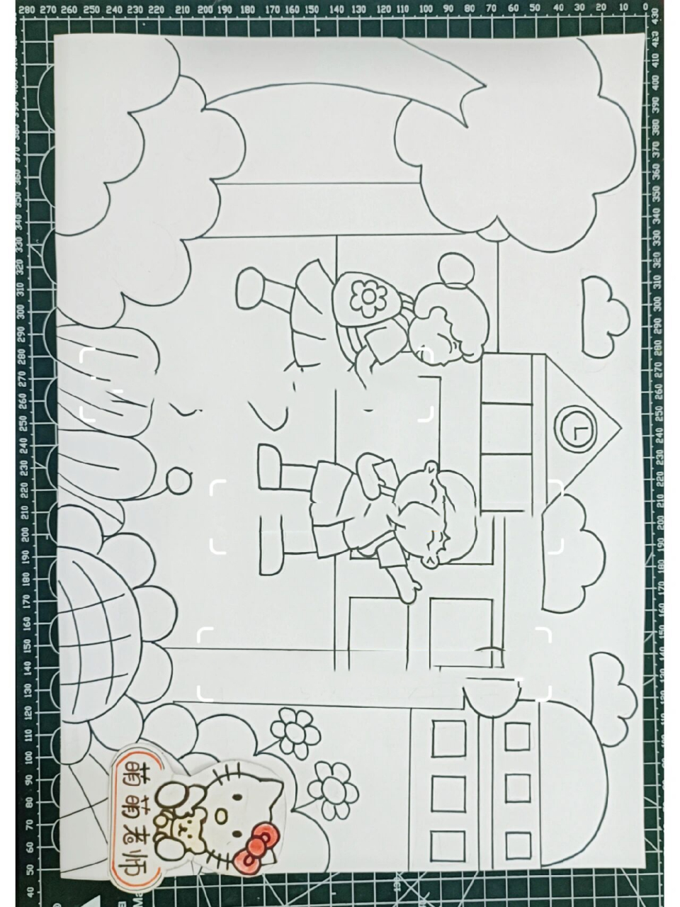 我心中的小学儿童画 我心中的小学儿童画,一起去上幼儿园,幼小衔接