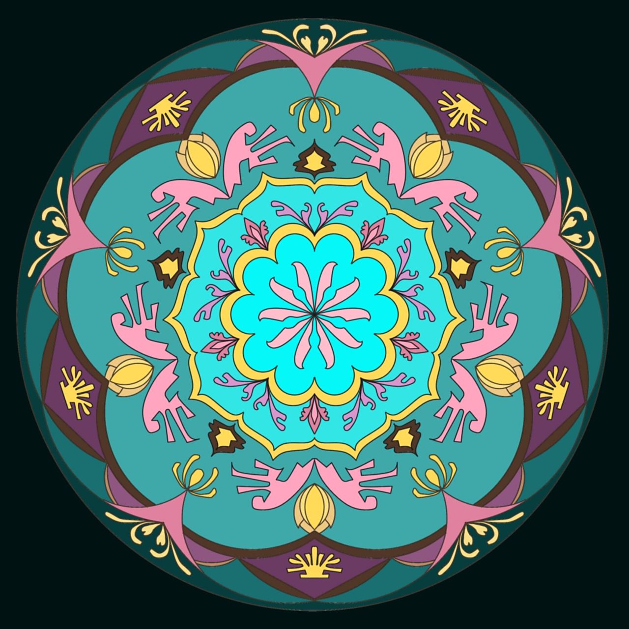 圆适合纹样图案设计 纹样 纹样图案设计