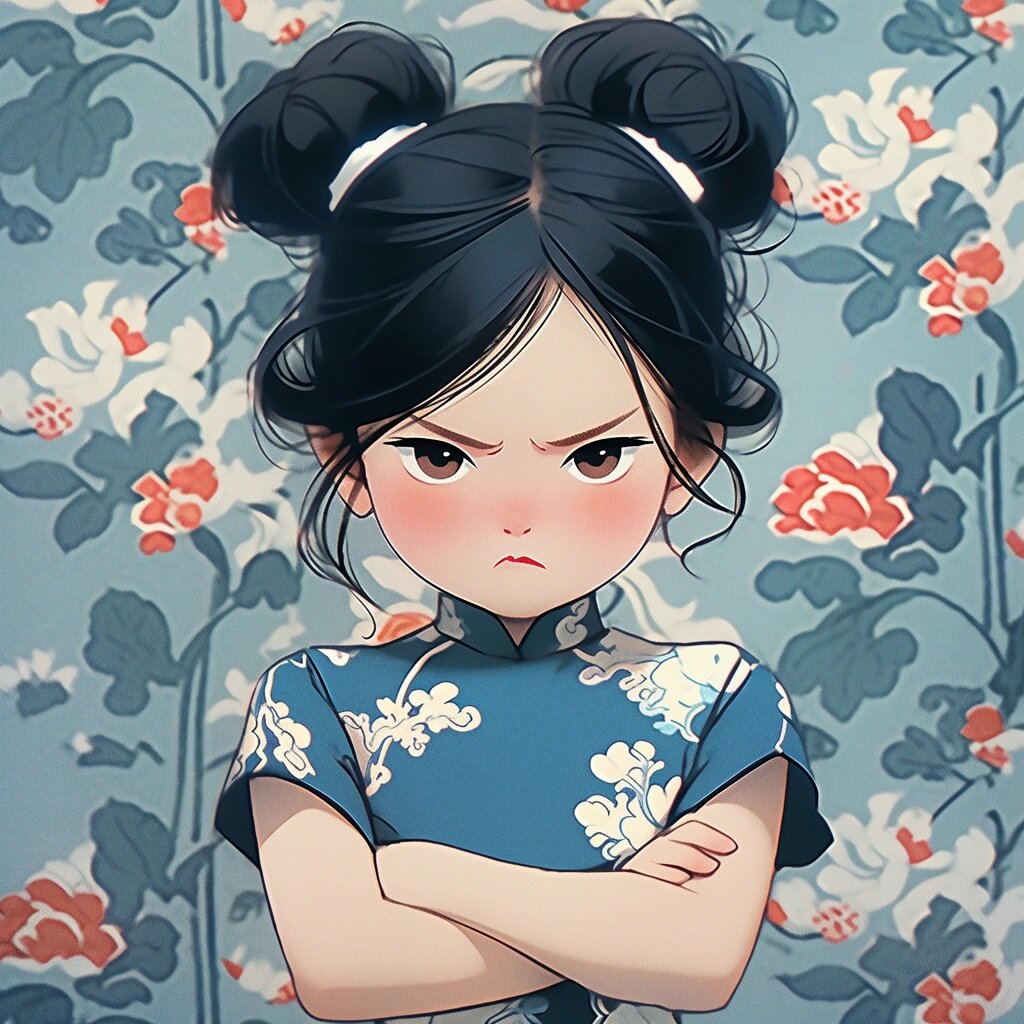 哈哈,我仿佛能听见图片里的人在说:"哼,别惹我,我现在可生气了!