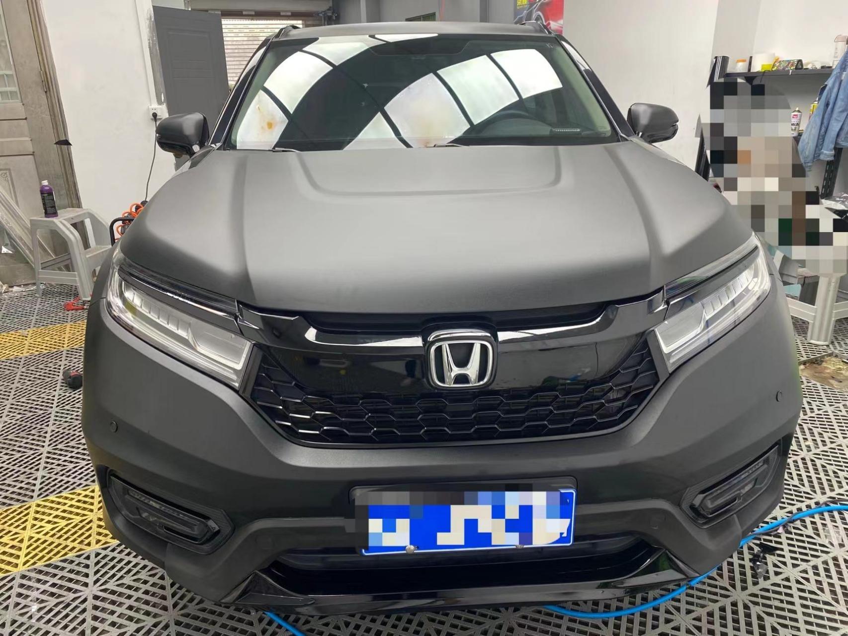 本田冠道改色案例——磨砂黑.